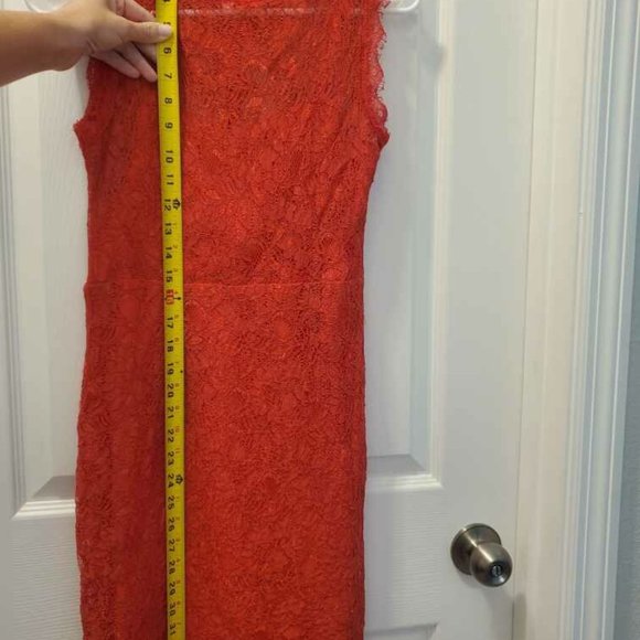 S&D Colo Red Lace Dress - Picture 6 of 8